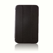 Samsung Uyumlu Galaxy Tab 3 T210 7" Standlı Belk Kılıf Siyah