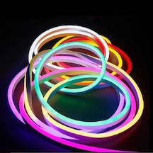 Vıp Profesyonel Cep Kontrol Kumandalı Ip65 Neon Hortum Led Işık 5 Metre Renkli Led Işık Dıs Mekan Renkli