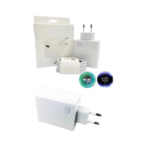 120 Watt Turbo Hızlı Şarj Aleti Seti Hızlı Şarj Adaptörü Beyaz Diğer