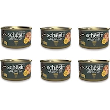 Schesir After Dark Parça Etli Tavuklu Kedi Konserve 80 Gr. X 6 Adet