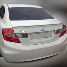 Honda Civic Uyumlu 2012-2016 Astarlı İnce Anatomik Spoiler