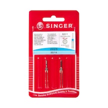 Singer İkiz İğne 2025 90/14 3 Mm İğne, Metal, Gümüş, 7 X 0,03 X 4 Cm