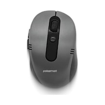 Polosmart Pswm21 Ergonomik Pilli Kablosuz Optik 6 Tuşlu 1600 Dpı Mouse Gri Diğer
