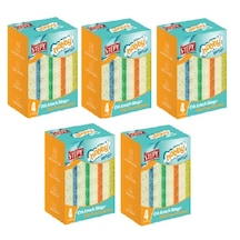 Stepy Çok Amaçlı Mercan Sünger Düz 4 Lü X 5 Paket