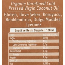 Organik Hindistan Cevizi Yağı 200 Ml