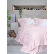 Cotton Box Lusso Bambu Çift Kişilik Pike Takımı Spruce Pudra