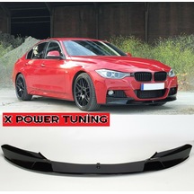 Bmw F30 2012-2018 3.Seri Plastik Parlak Siyah M.Tech Ön Lip