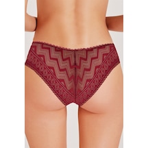 Magic Form 548 Zigzag Dantelli Külot-bordo Bordo