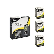 Optima Şeker Ölçüm Cihazı + Strip 150 Adet Optima Şeker Ölçüm Cihazı + Strip 150 Adet
