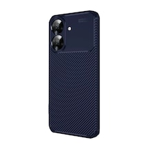 Mey İthalat Realme Note 60 Kılıf Auto Focus Karbon Kapak - Lacivert
