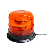 Wolfram 12v-24v Çakar Tepe Lamba 48 Ledli 10 Fonksiyonlu Mıknatıslı Vakumlu Çakmak Fişli Turuncu E9