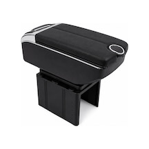 Mega Oto Market Usb Aktarmalı Universal Kolçak Kol Dayama Çift Açılır Siyah Renk