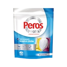 Peros Pratik Çamaşır Kapsülü Beyazlar 26'lı 421 G - 7 Adet Tarı