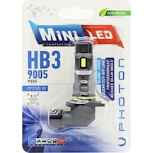 Mini Hb3 9005 12-24v Compact Led 2 Adet