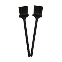 2 Adet Çok Amaçlı Mutfak Fırçası Tıraş Fırçası Temizleme Fırçası Klavye Tozu Siyah Naylon Plastik Küçük Fırça