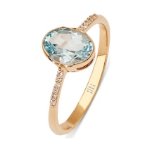 Siramücevherat Blue Topaz Yüzük - Rose