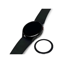 Galaxy Watch 5 40mm Uyumlu Pmma Pet Saat Ekran Koruyucu - Siyah Çerçeve - T24512
