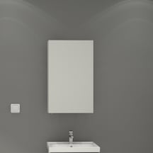 Denko Terra 50 Cm Mdf Antrasit Gri Banyo Dolabı Aynalı Üst Modül Çok Renkli