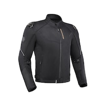 Ebakbak Motosiklet Yazlık Mont Tam Fileli Çelik Omuz Korumalı Mesh Motorcu Montu Siyah