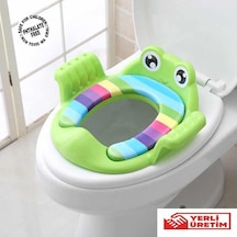 Softy Frog/kurbağa - Bebek / Çocuk Klozet Kapağı Adaptörü - Yeşil