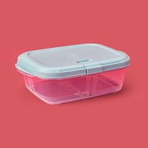 Life Dikdörtgen Push Up Saklama Kabı - Asorti - 1,1 Lt Çok Renkli