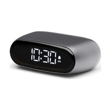 Lexon Minut Alarm Saat Metalik Gri