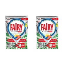 Fairy Platinum Plus Limon Kokulu Bulaşık Makinesi Deterjanı 2 x 40 Tablet