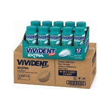 Vivident Xylit Extra Nane Aromalı Şekersiz Tatlandırıcılı Draje Sakız 66 Gr X 12 Adet X 8 Adet-402