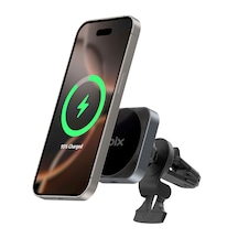 Bix Bxch10 15w Kablosuz Şarj Destekli Araç İçi Telefon Tutucu Gri