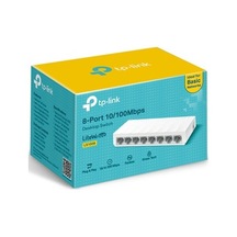 8 Port 10-100 Mbps Switch, Plastik Kasa İle Dayanıklı Tasarım