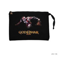 Zepplin Giyim God Of War 1 Siyah Clutch Astarlı Cüzdan / El Çantası