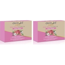 Gül Özlü Katı Doğal Sabun 100 Gr. 2li Paket Acı Badem