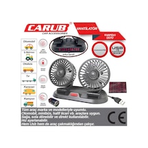 Carub Usb Çakmaklı İkili Vantilatör -