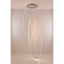 Tirilips / Sarkıt Avize / 3 Adet X 80 Cm / Antrasit Gövde / 3 Ren Antrasit