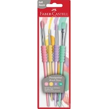 FABER CASTELL  SOFT TOUCH FIRÇA 4 CST UÇ PASTEL