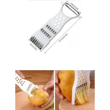 Rende Soyacak 5 Fonksiyonlu Sebze Meyve Soyucu Patates Havuç Salatalık Zencefil Doğrayıcı Diğer