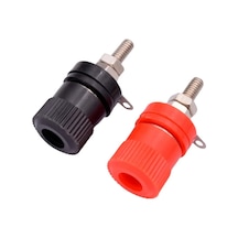 1 Takım 4mm Born Klemens Büyük Boy Kırmızı - Siyah