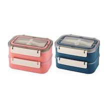 Vagonlife Beslenme Kutusu Lunch Box Paslanmaz Çelik Bl2221-2 Çok Renkli