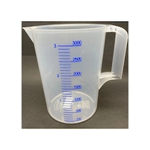 Lüx Plastik Ölçü Kabı 3 Litre Şeffaf