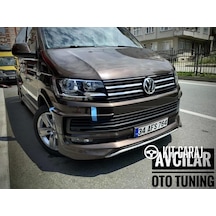 Kit Garaj Volkswagen Transporter T7 Abt 3 Parça Ön Ek Plastik Boyasız
