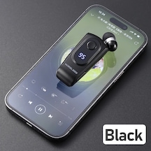 Kody Yati S90 Bluetooth Kulaklık - Stereo Handsfree, Lotus Tel İle Geri Çekilebilir, Telefon İçin Kulakiçi Kulaklık Black