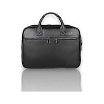 Deri Evrak Çantası Laptop Bölmeli 15.6" 8683255013739 Siyah