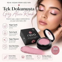 Vegan Krem Göz Farı - No. 304 Temiz Içerik, Uzun Süre Kalıcı & Mono Cream Eyeshadow Diğer