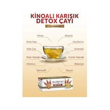 Mahbuba Kinoalı Karışık Detox Diyet Glutensiz Form Bitki Çayı 1 Aylık - 30 Kullanım Net 60gr X 2
