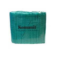 Komanit Tekstil Tek Kullanımlık Yeşil Akordeon Bone 50 x 45 CM 100'lü