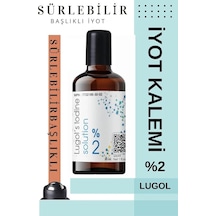 İyot Kafesi Lügol Yüzde İki 30 Ml Sürülebilir Roll-on Başlıklı Cam Şişe