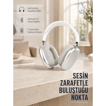Bluetooth 5.0 Kulak Üstü Kulaklık Uzamsal Ses, Gürültü Engelleme, Ergonomik Tasarım - Lisinya
