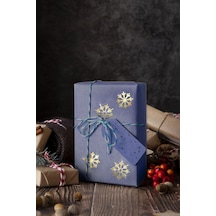 Kartanesi Kış Temalı Metalik Duvar Sticker Çok Renkli