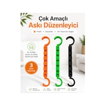 B&e 3 Renk Seçenekli Pratik Mutfak Ve Banyo Askı Düzenleyici 3'lü Set Yeşil - 874272915 Yeşil