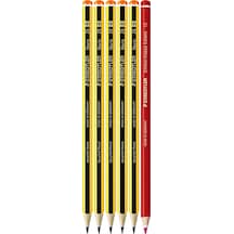 120-0 Noris 2b Kurşunkalem 5 Adet & 13144-23ln & Kırmızı Kopya Kalemi Çok Renkli
